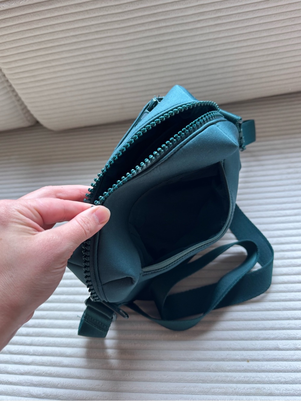 Dagne Dover Teal Mini Crossbody Pouch - Picture 3 of 4